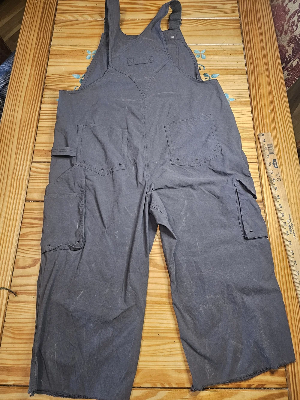 Duluth Trading Co Gray Workwear Bib Overalls - Picture 5 of 5